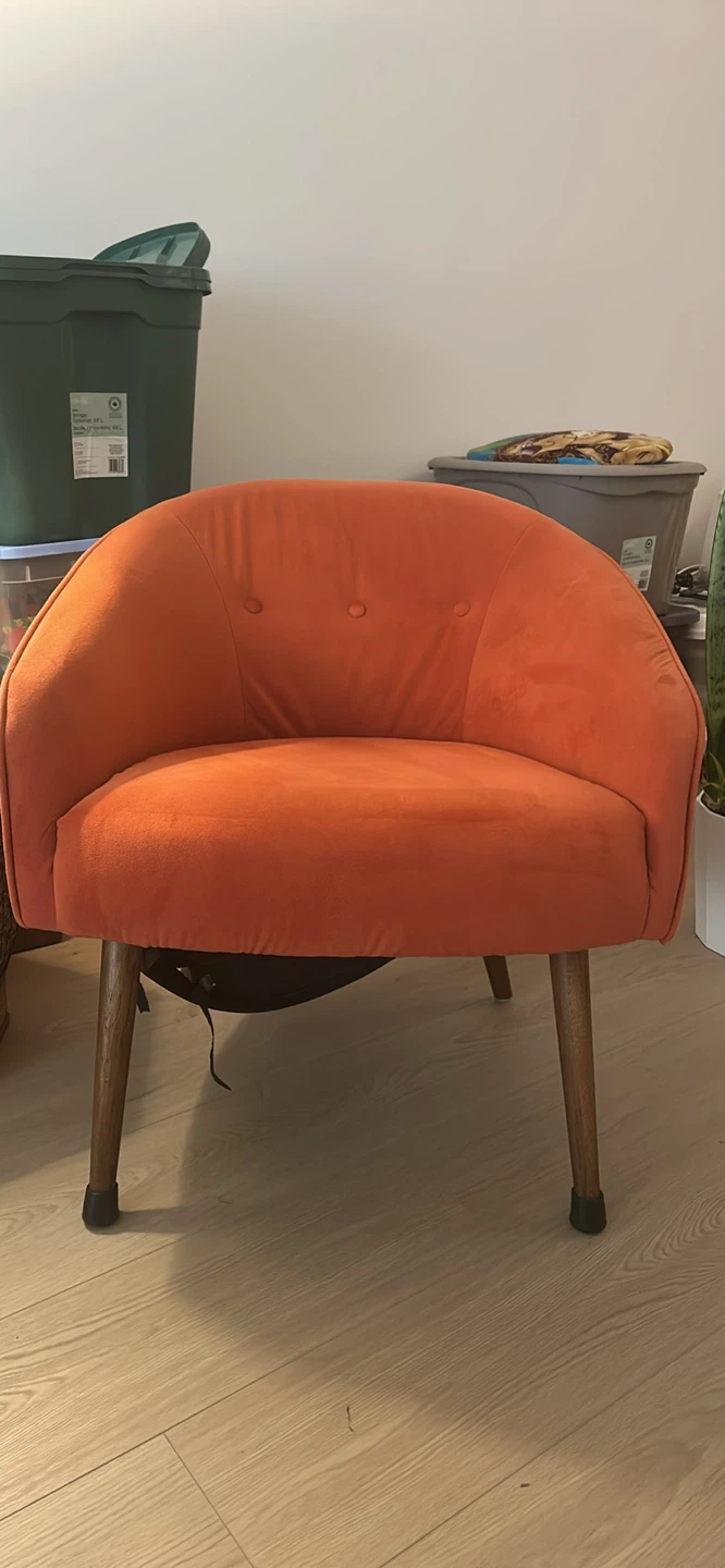 West Elm - Orange Accent Chair