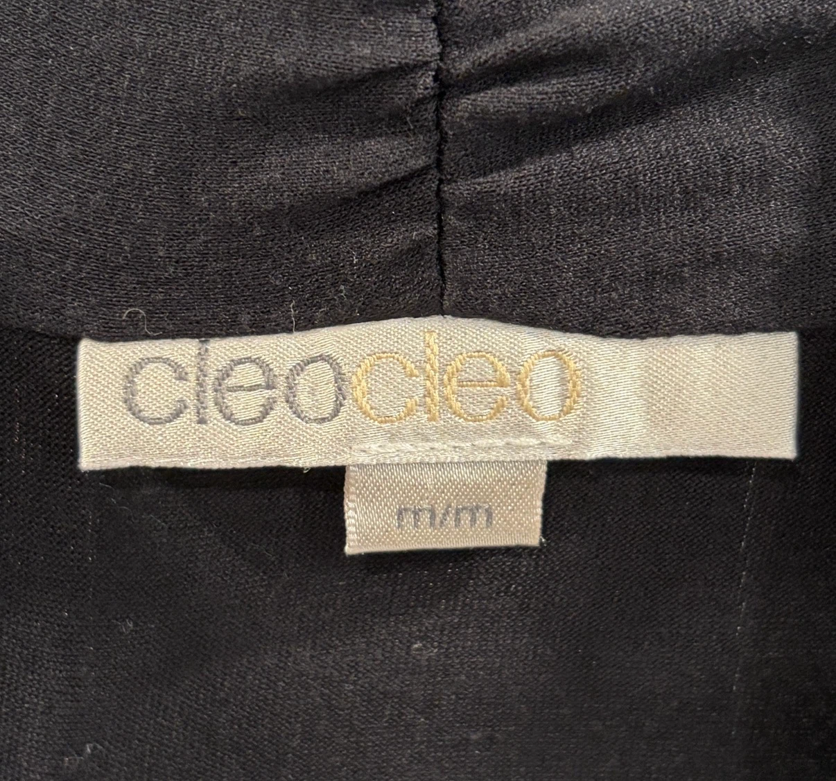 Women’s Cleo Black Draped Open Front Cardigan/Sweater Shrug - photo 4