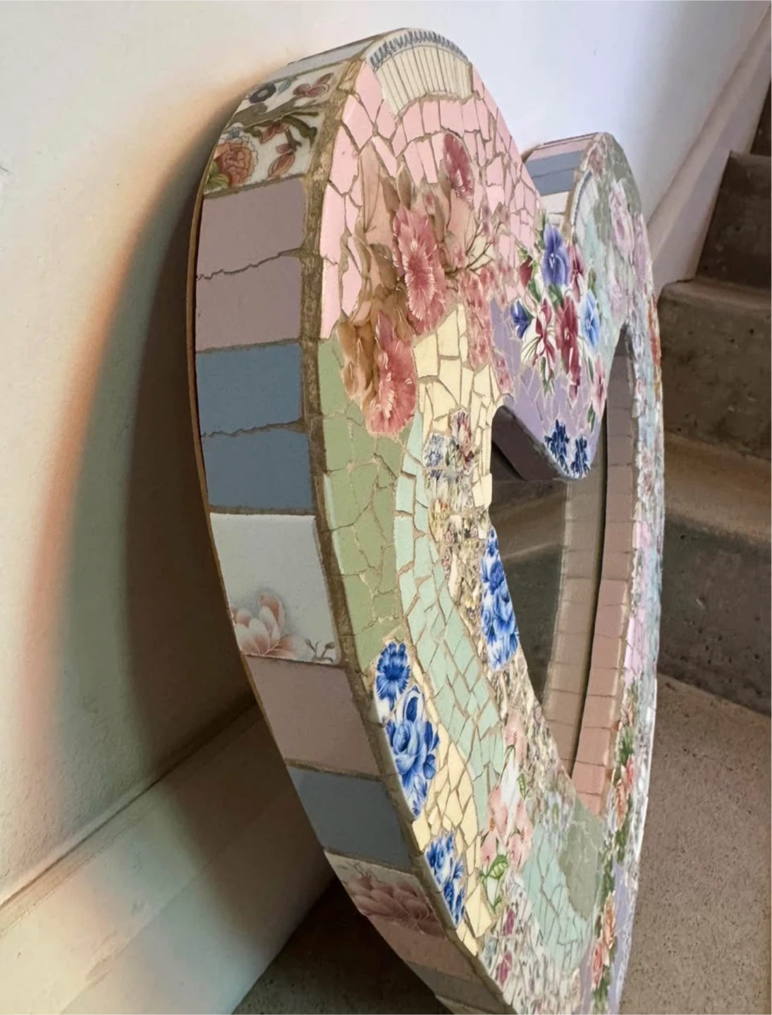 Mosaic Heart Mirror - photo 4