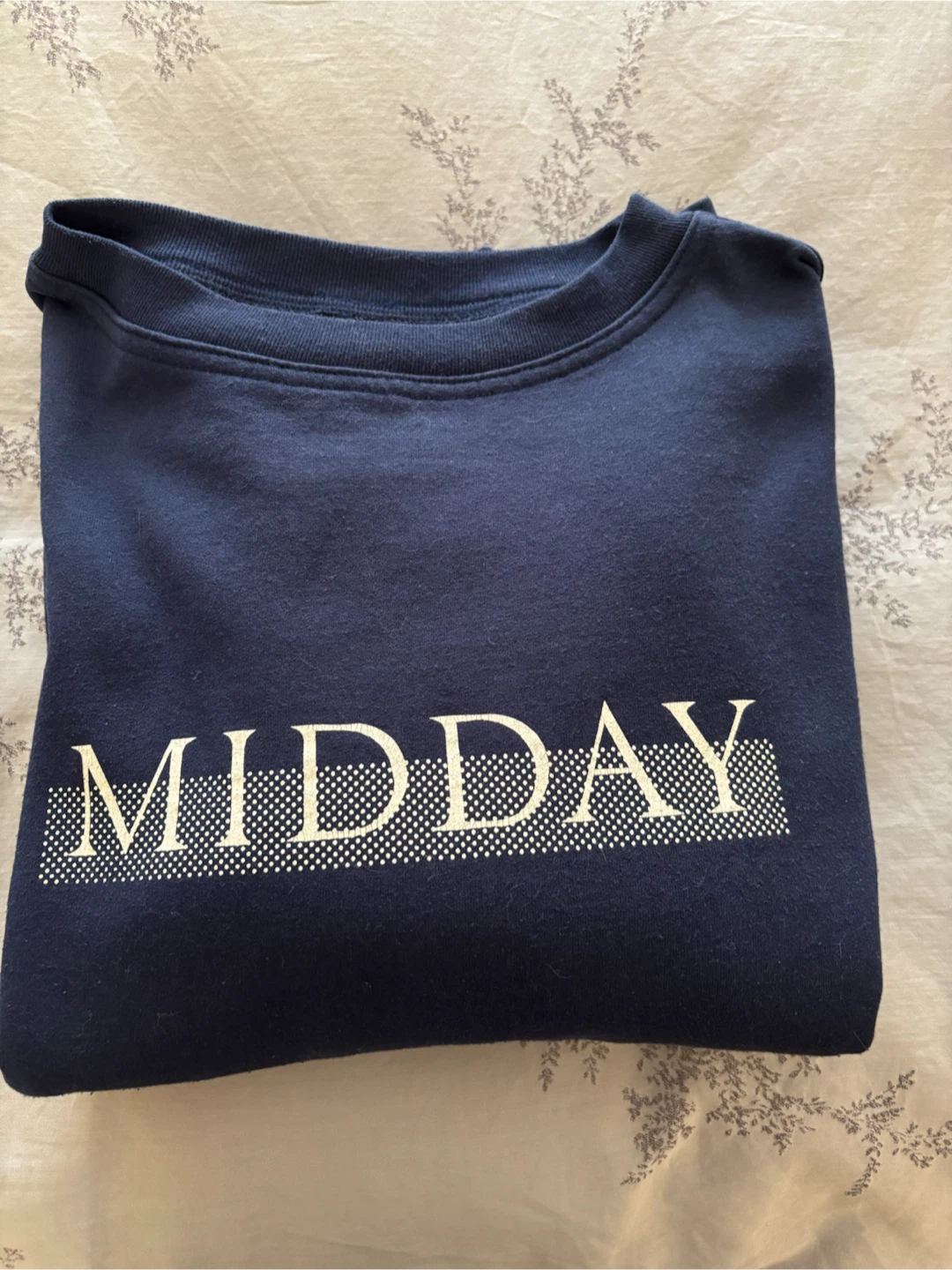 CBC Navy Blue "MIDDAY" Sweatshirt size L vintage - photo 4