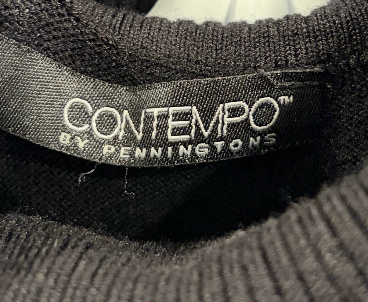 Women’s Black Turtleneck Sweater (Contempo by Penningtons) - photo 3