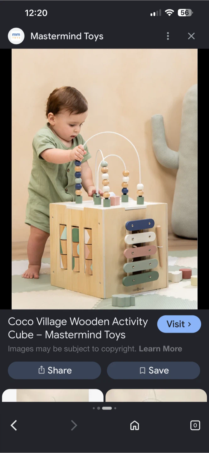 Coco Village Wooden Activity Cube - photo 4