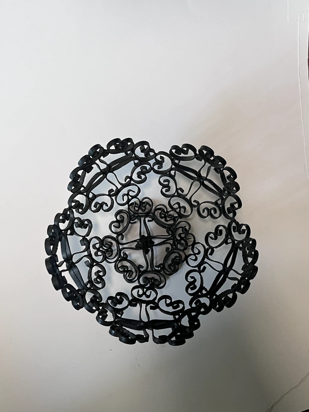 Decorative Metal Fruit Bowl - photo 3