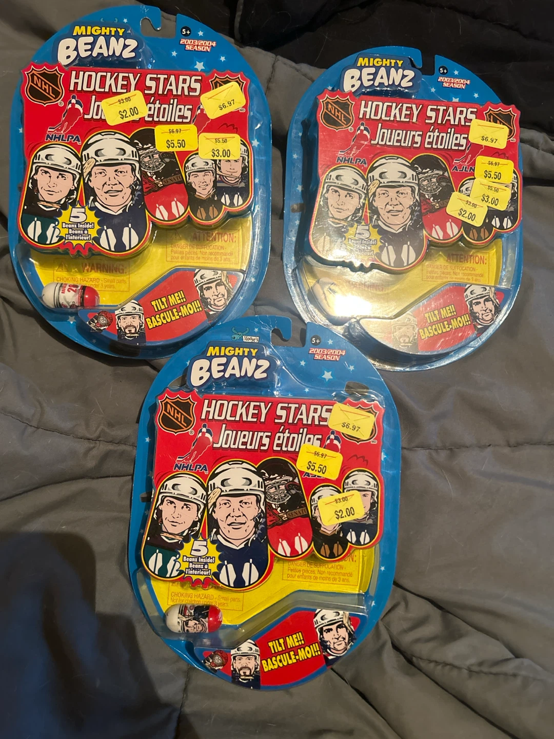 VINTAGE Mighty Beanz NHL Hockey Stars 2003/2004 Season BNIB