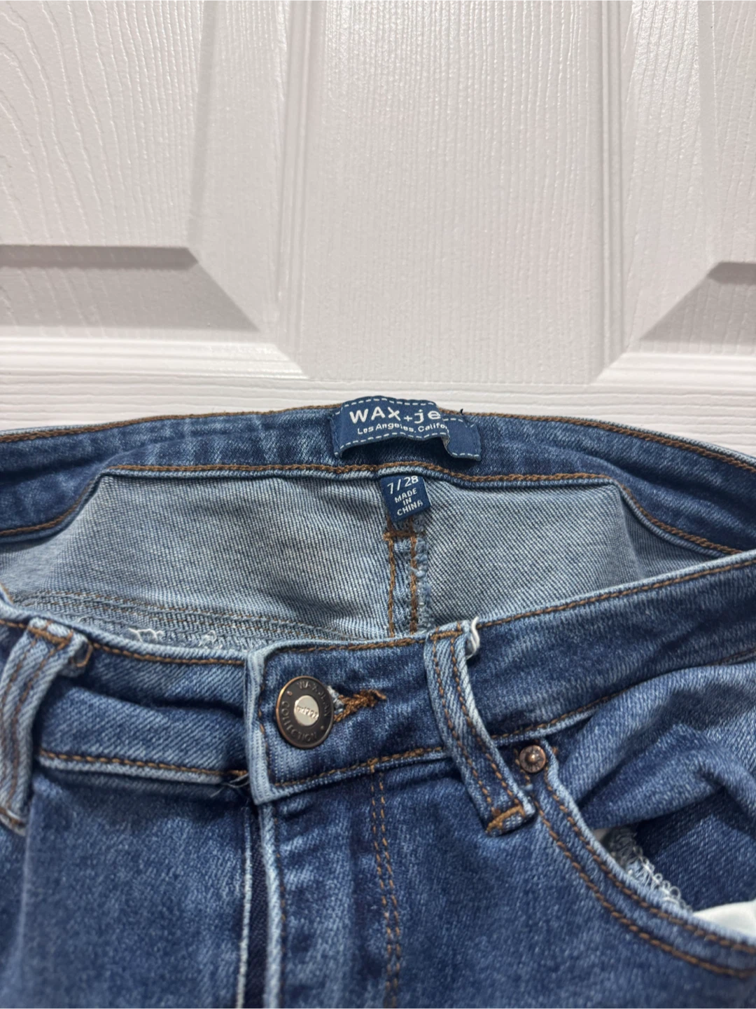 Wax Jeans Women's Distressed Skinny Jeans Size 7/28 - photo 2