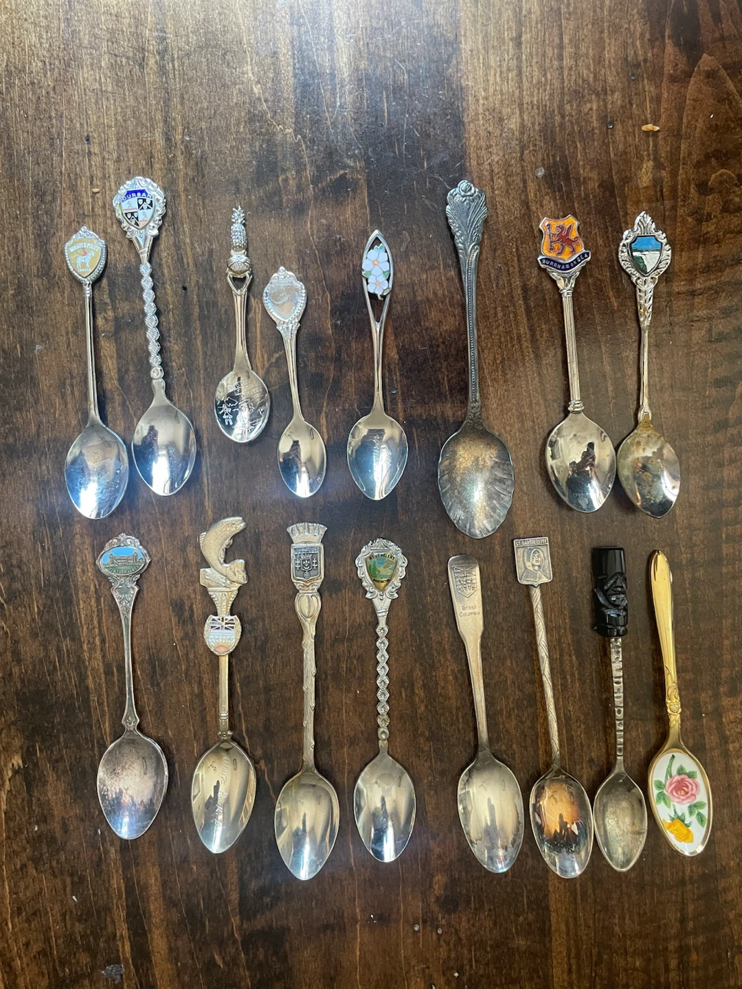 Souvenir spoon lot