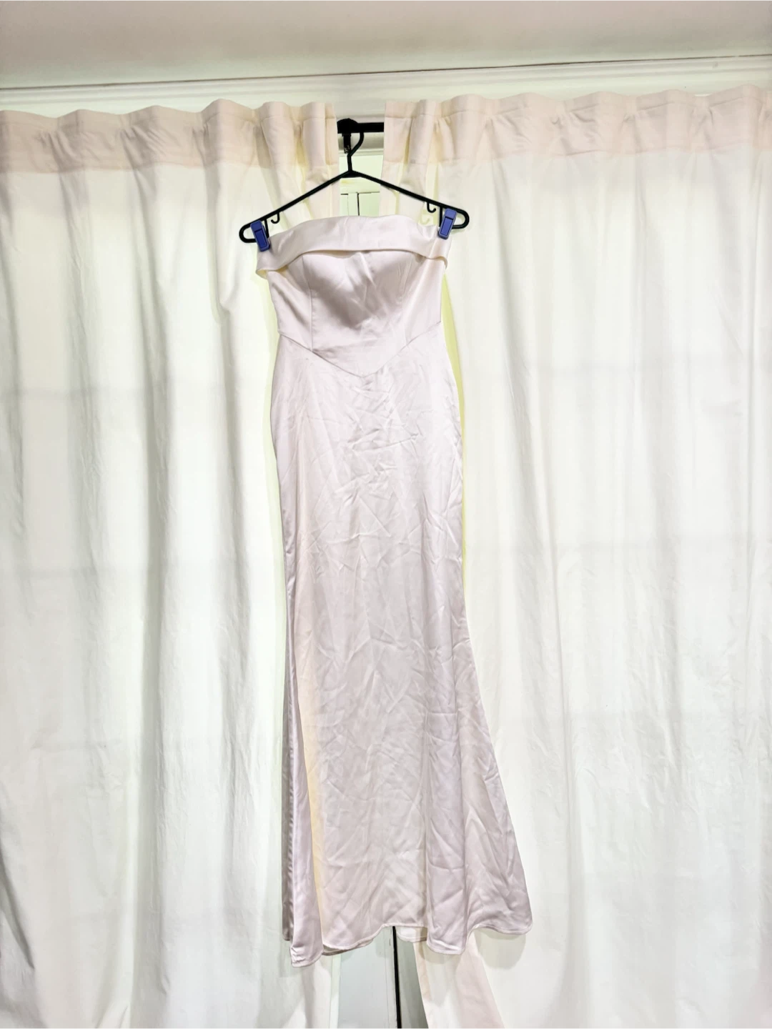 Strapless Satin Gown XS - photo 2