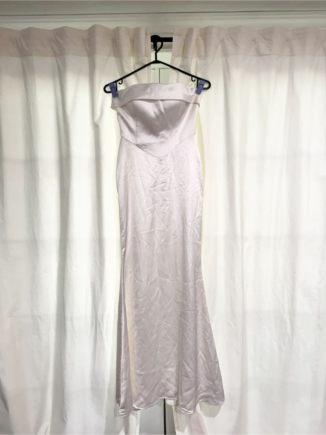 Strapless Satin Gown XS - photo 3