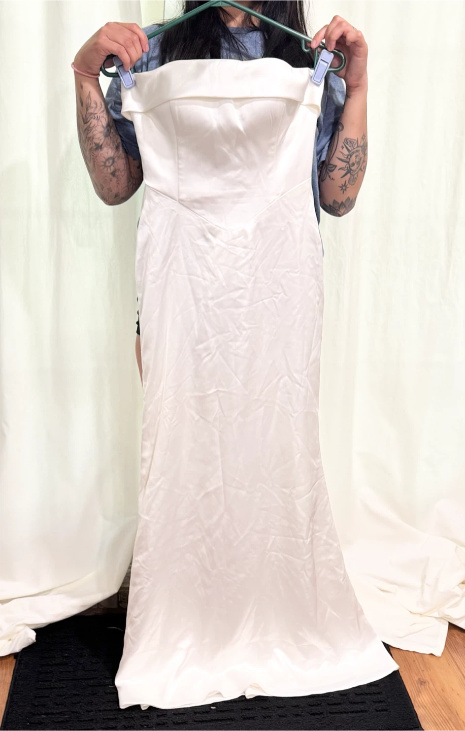 Strapless Satin Gown XS - photo 4