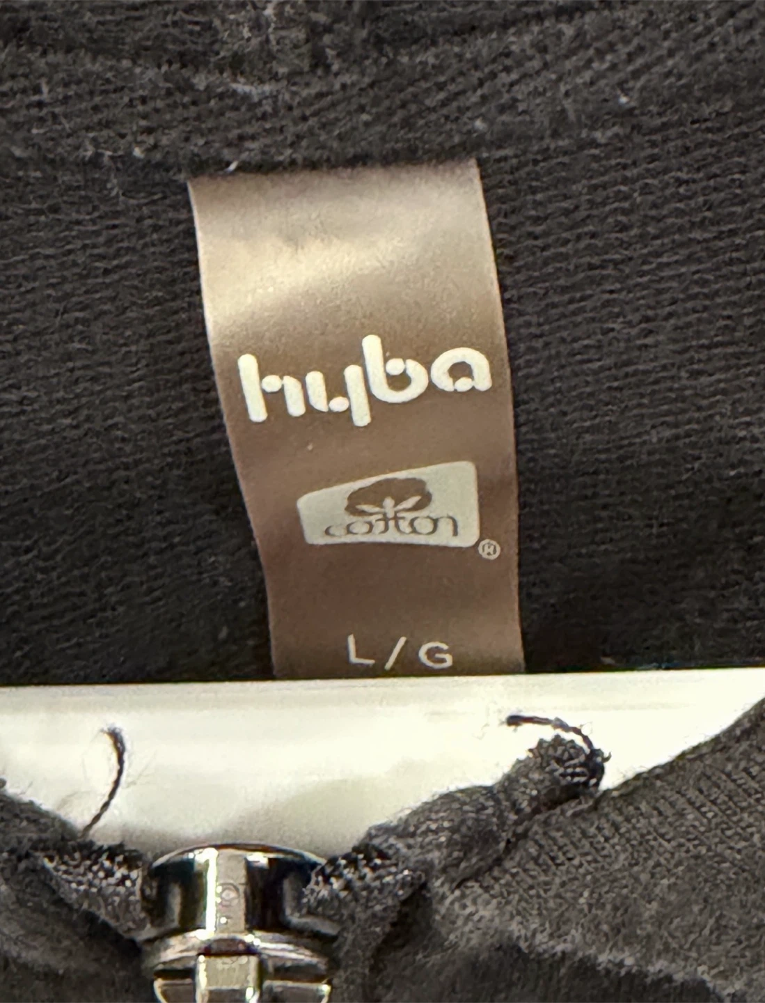 Hyba Women’s Black Zip-Up Hoodie/Sweater (Size L) - photo 2