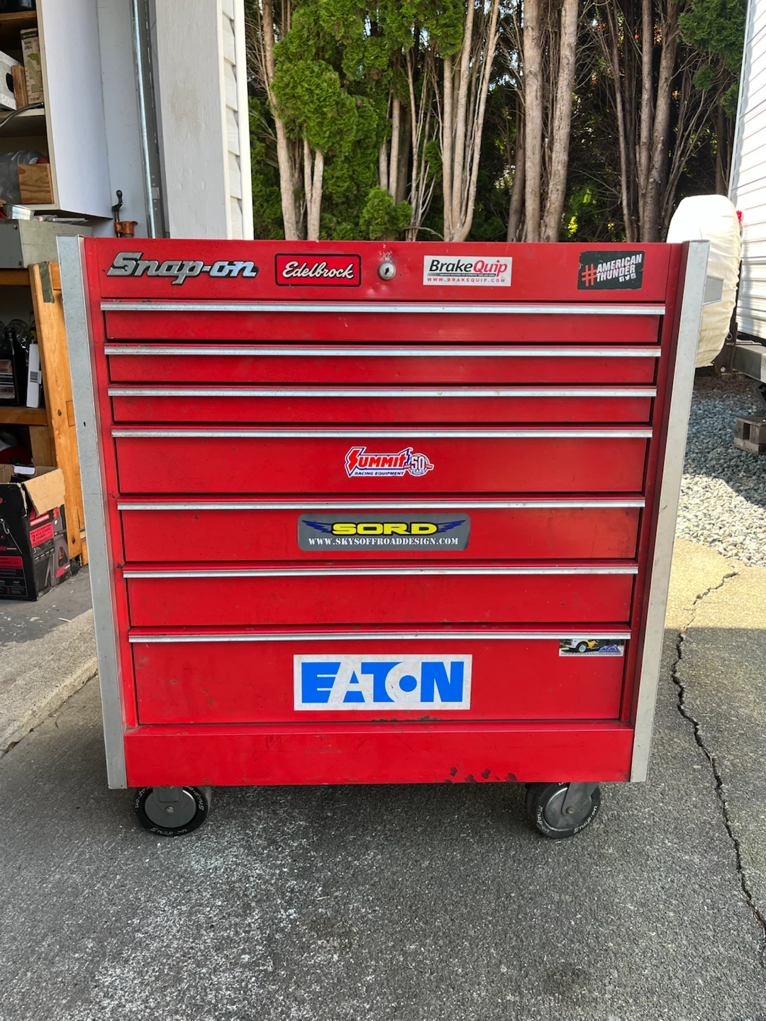 Snap-on Red 10-Drawer Tool Chest KR-657A