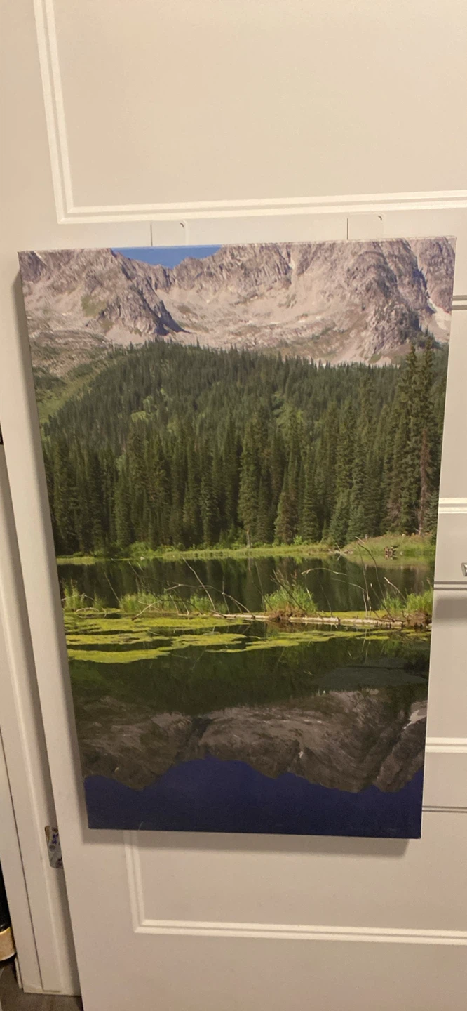 Mountain Lake Canvas Wall Art