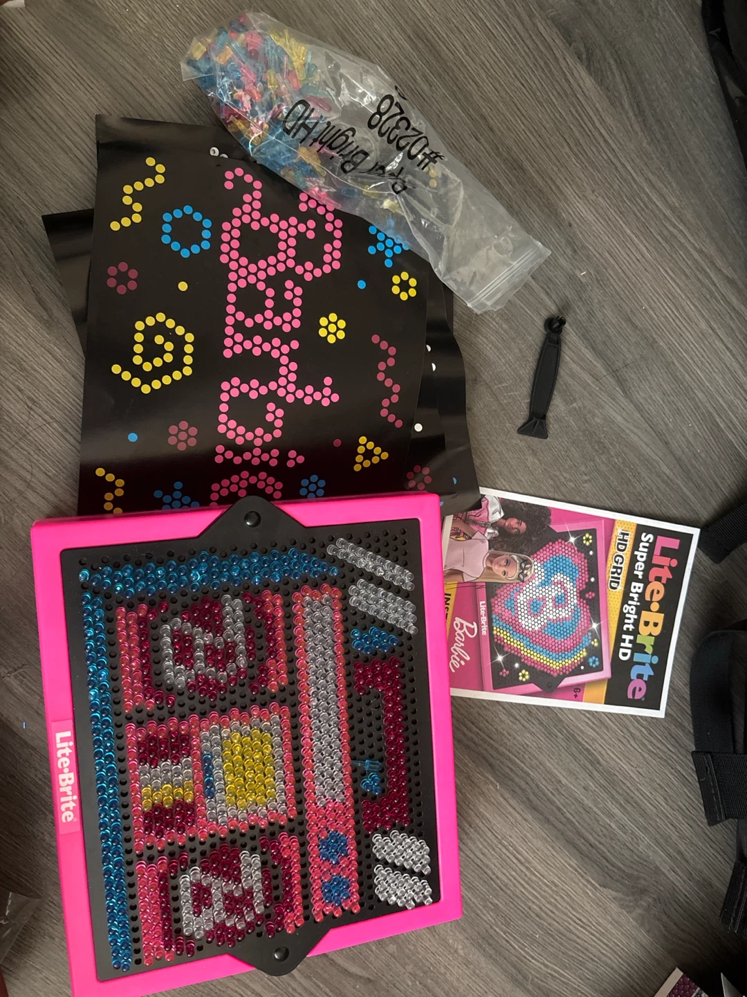 Lite-Brite Barbie Super Bright HD Art Box - photo 3