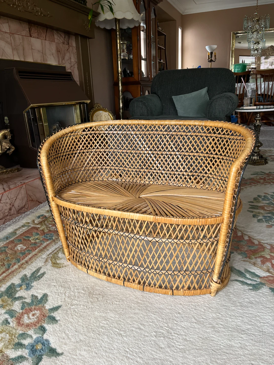 Children’s Wicker Accent sofa