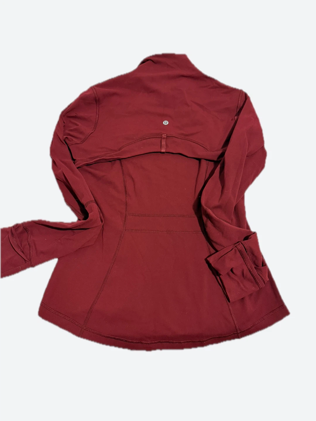 Lululemon Burgundy Zip-Up Jacket Size 10 - photo 3