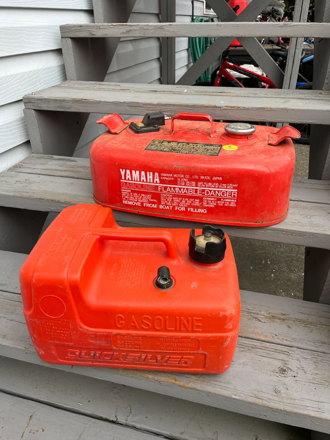 Yamaha and Quicksilver Gasoline Fuel Tanks
