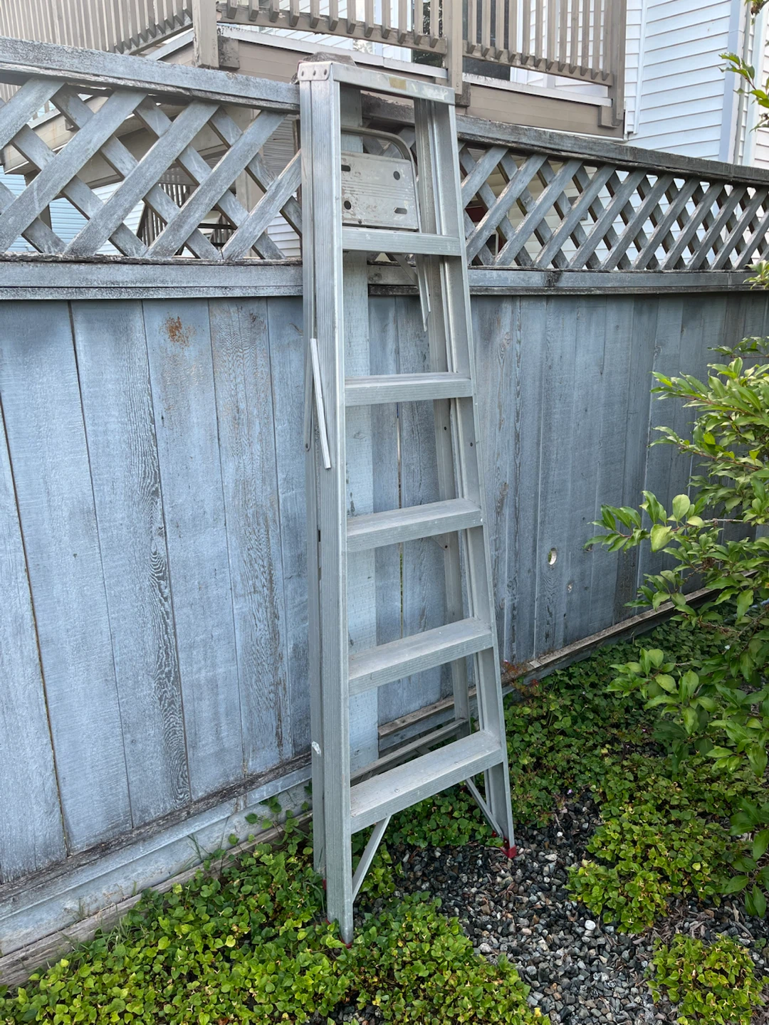 6’ Aluminum A-Frame Ladder - photo 5