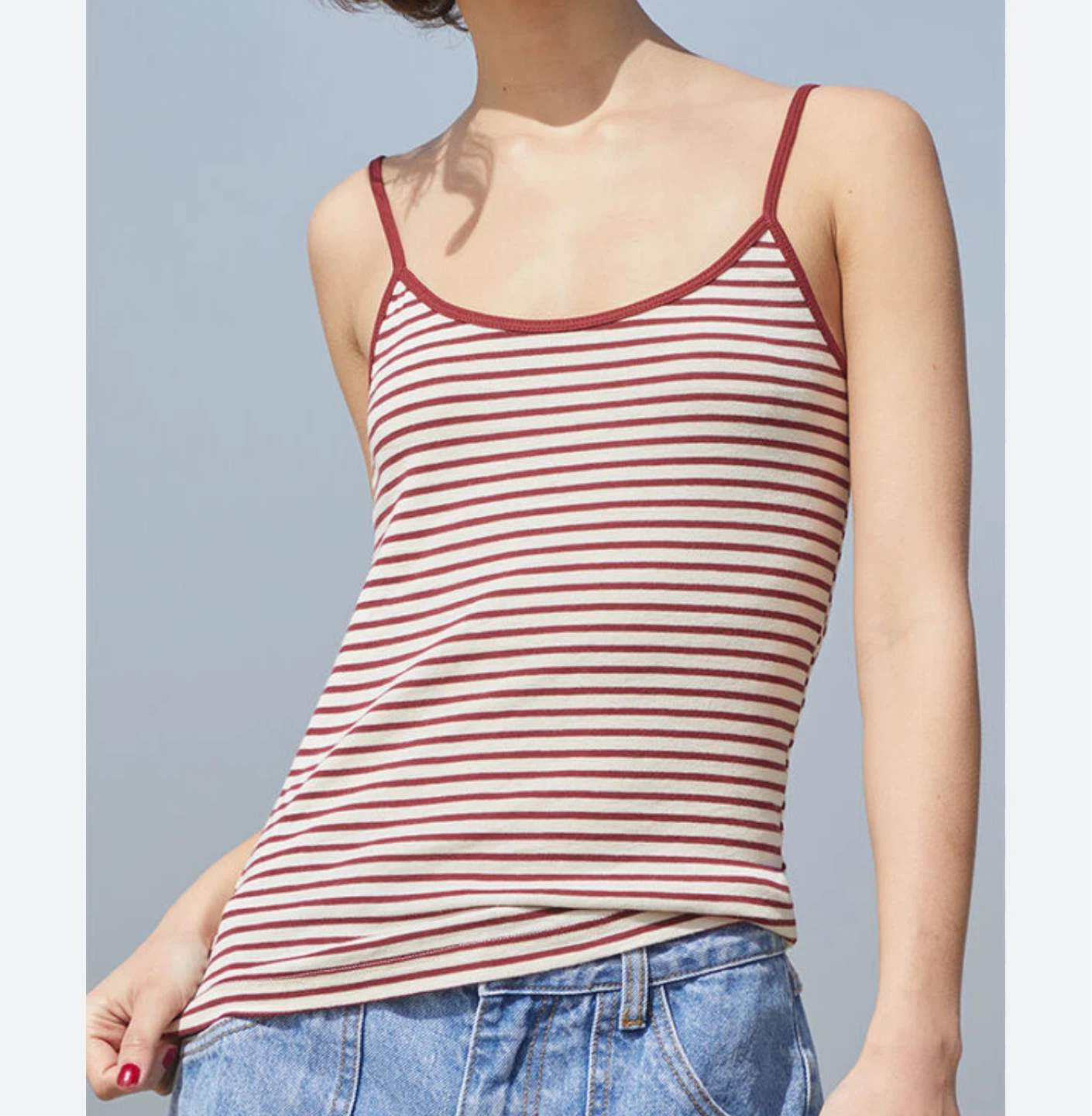 Brandy Melville Striped Spaghetti Strap Tank Top - photo 4