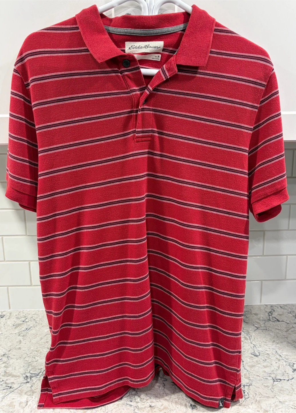 Eddie Bauer Striped Polo/Golf Casual Shirts ($10ea/both $15) - photo 2