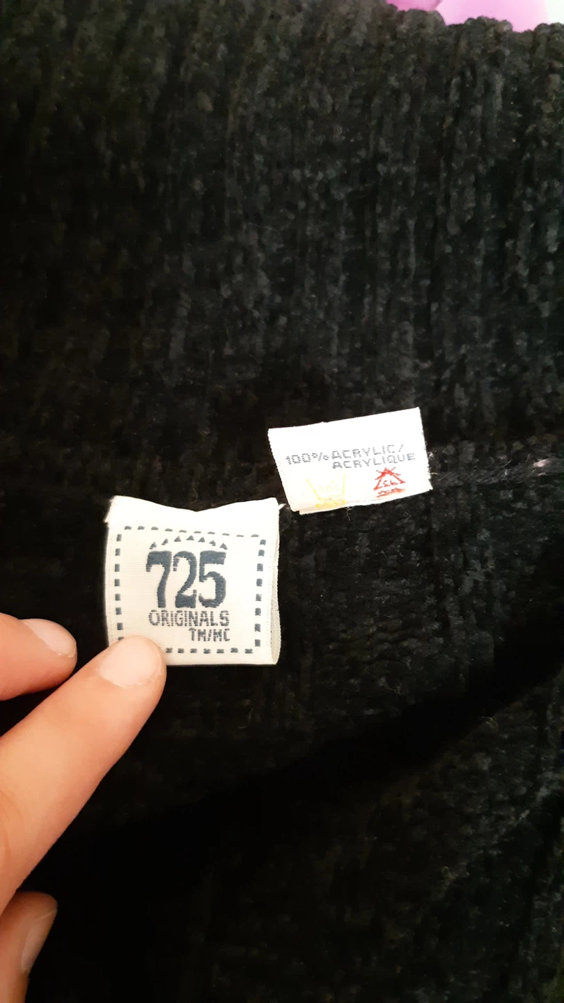 Long Black Sweater Vintage - 725 - photo 2