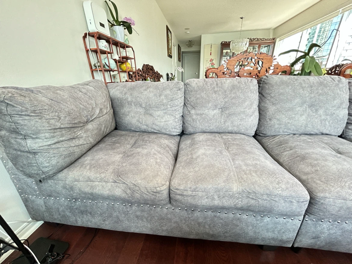 Grey Sectional Sofa - photo 2