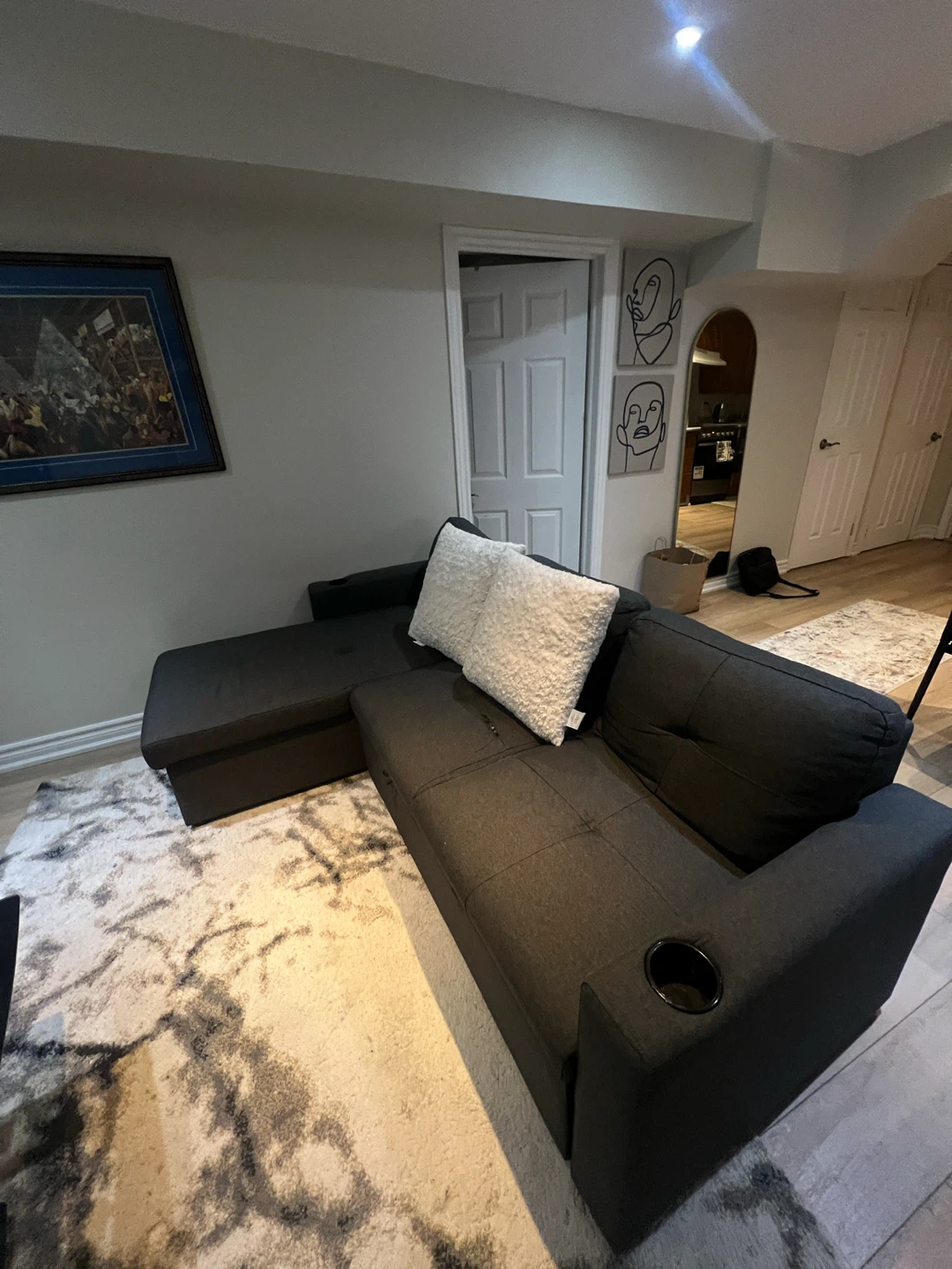 Sectional Sofa with Storage