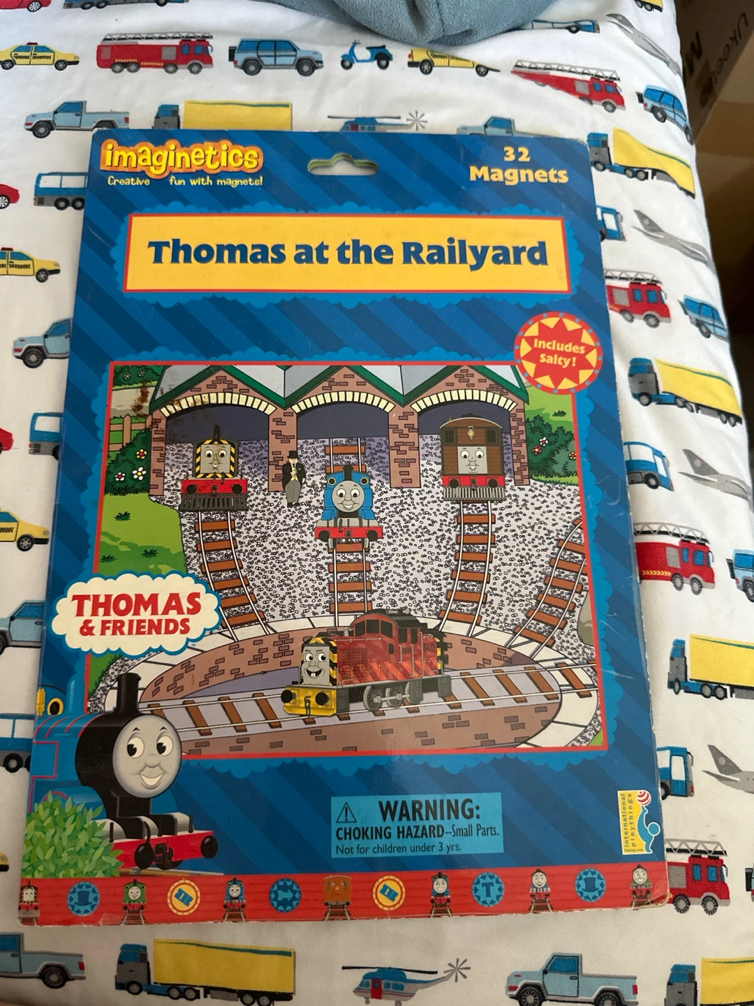 Imaginelics Thomas at the Railyard Magnetic Playset