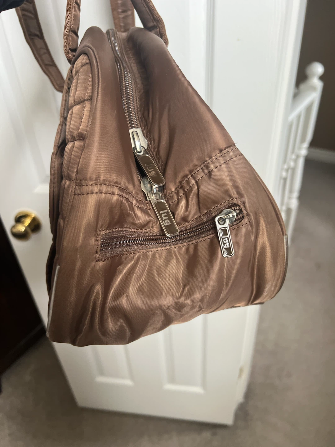 Lug Brown Quilted Tote Bag - photo 3
