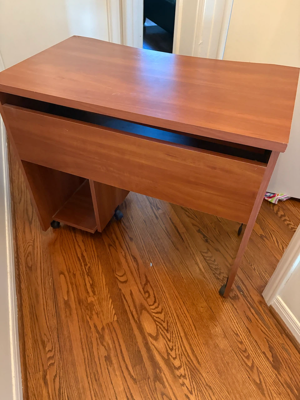 Computer Desk with Keyboard Tray - photo 3
