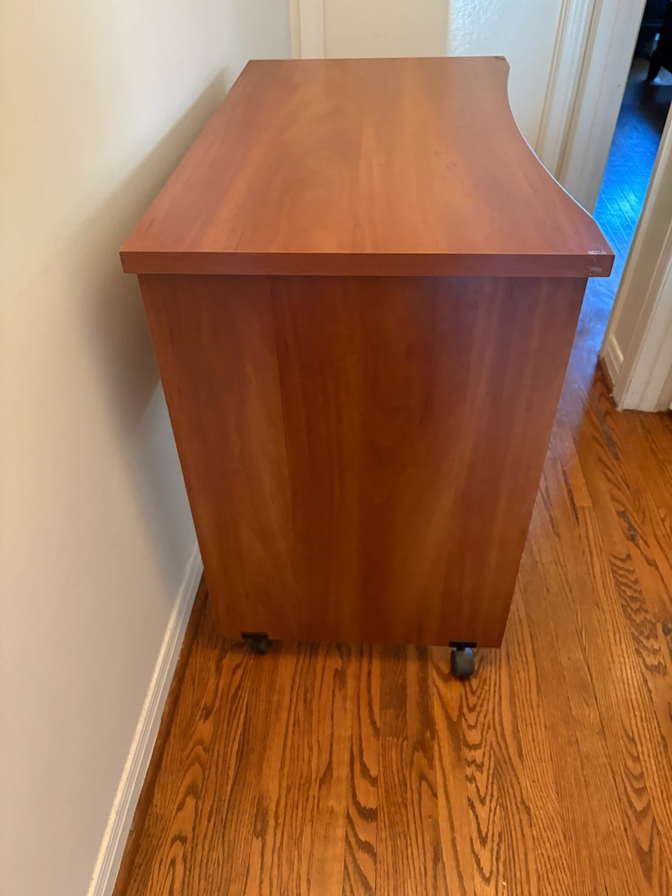 Computer Desk with Keyboard Tray - photo 4