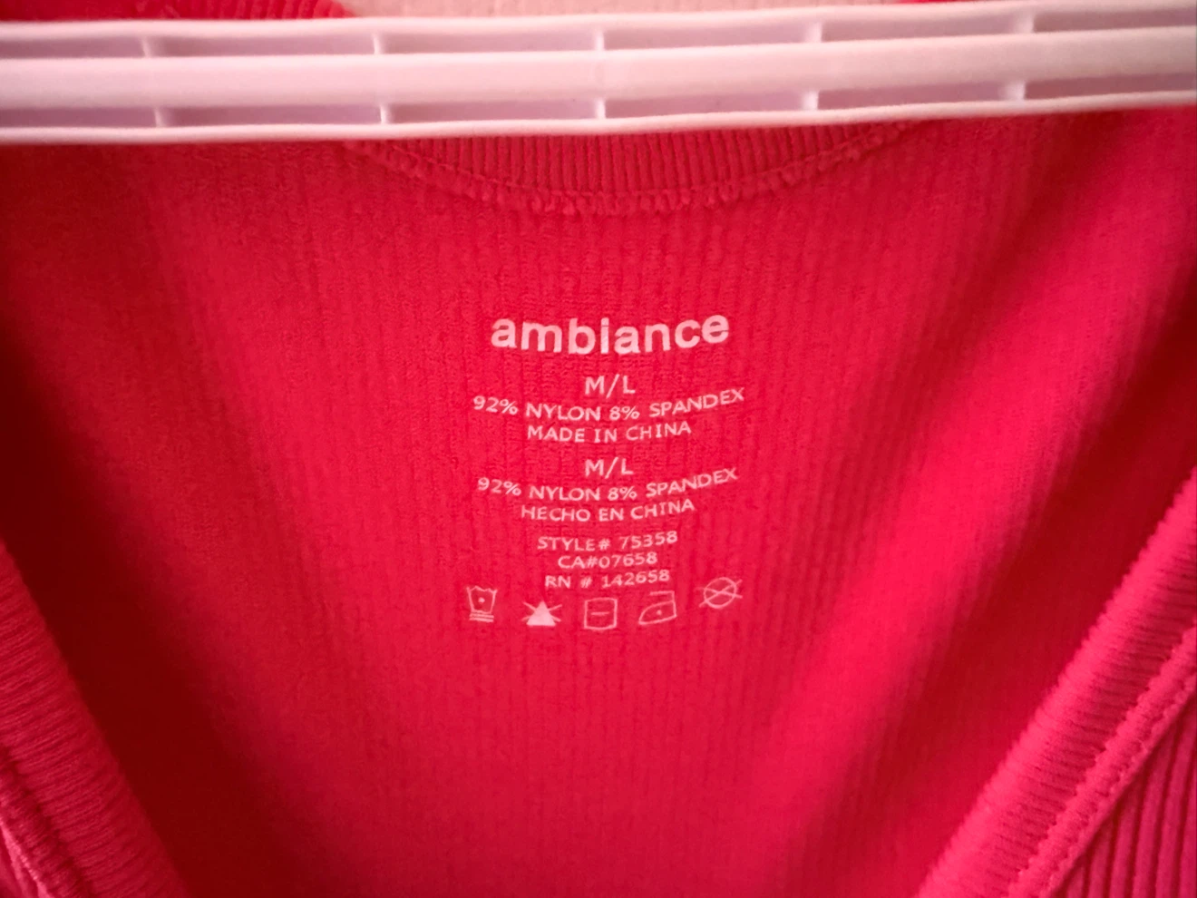 Ambiance Ribbed Cropped Top M/L - photo 3