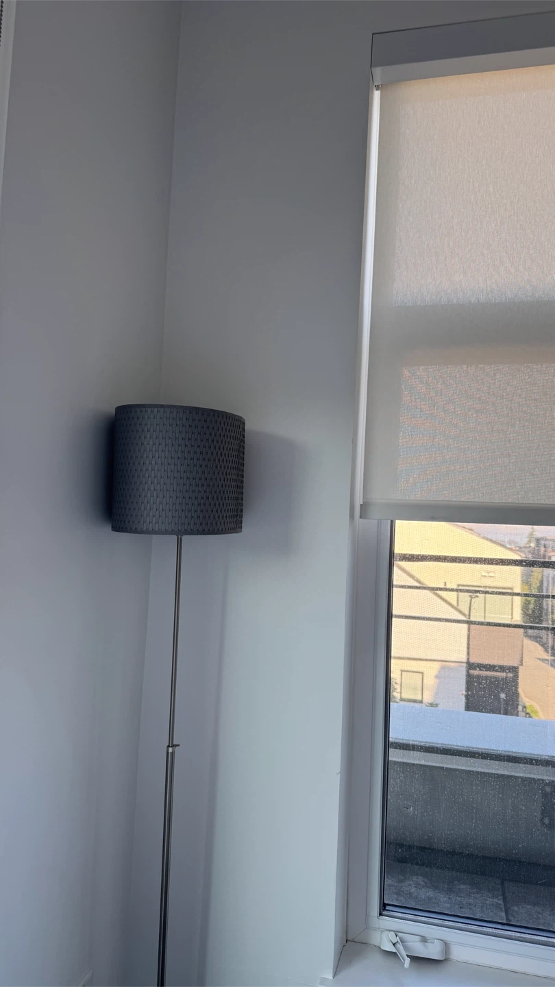Grey Drum Floor Lamp - photo 2