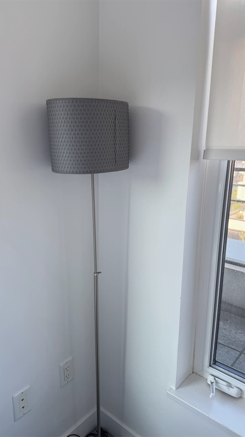 Grey Drum Floor Lamp - photo 3
