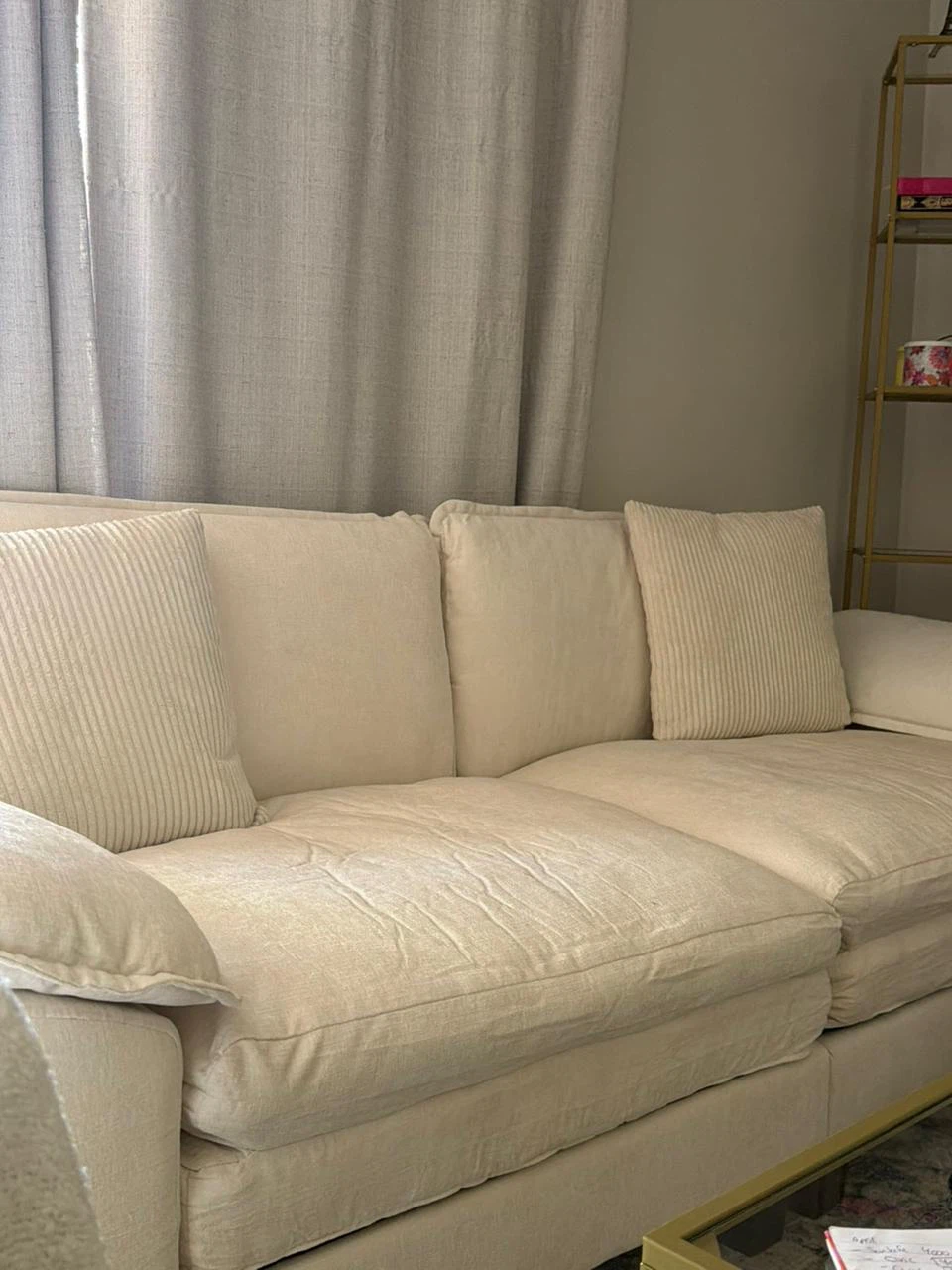 Modern Chenille Sofa Set - photo 3