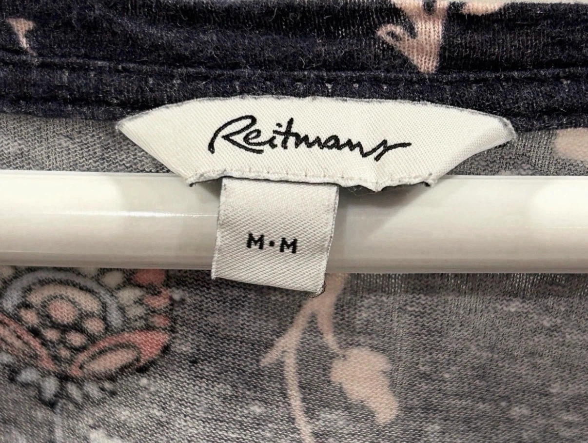 Women’s Reitmans Relaxed Fit Floral Print T-Shirts (Size M) - photo 3