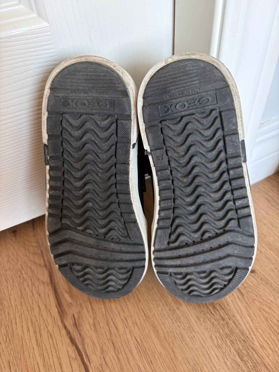 Geox Black Sneakers with Flame Detail - Size 10.5 - photo 3