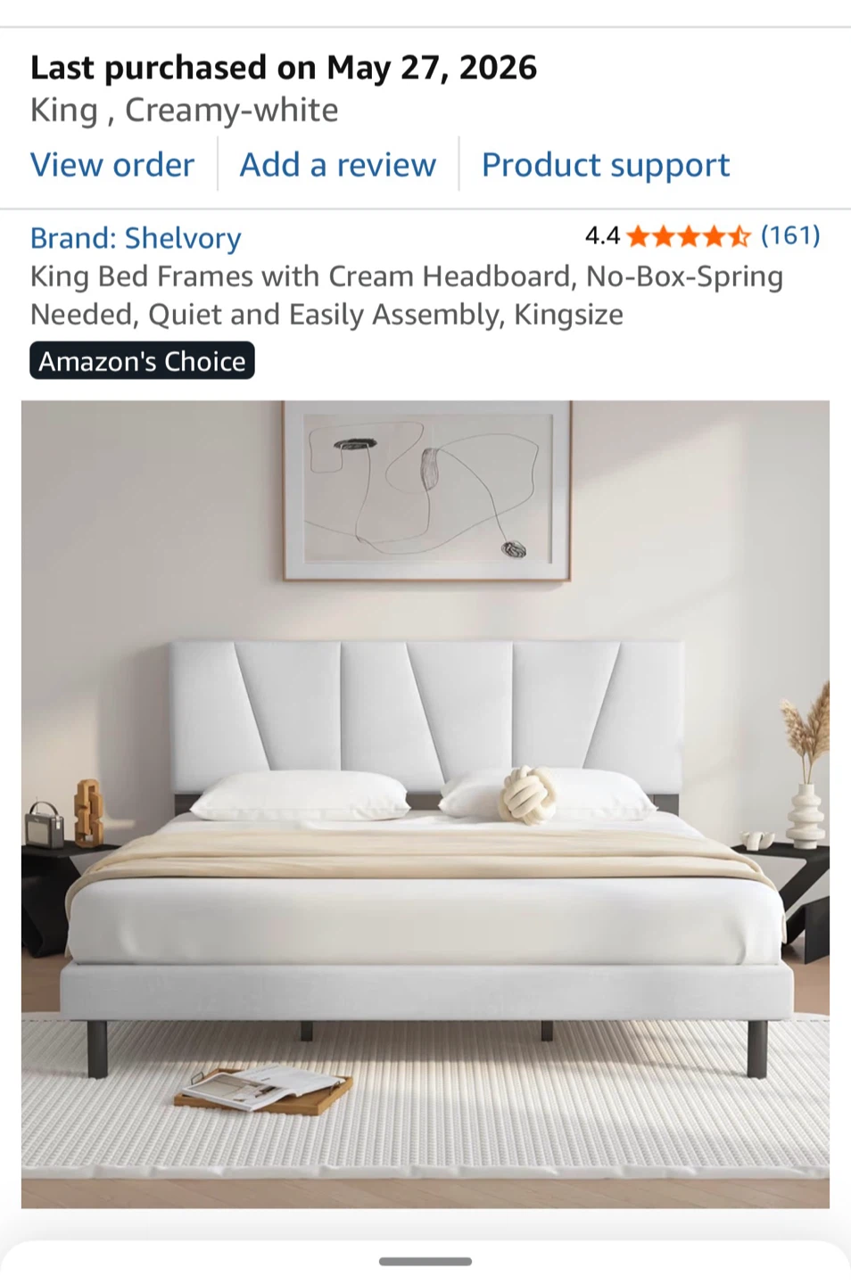 King size bed