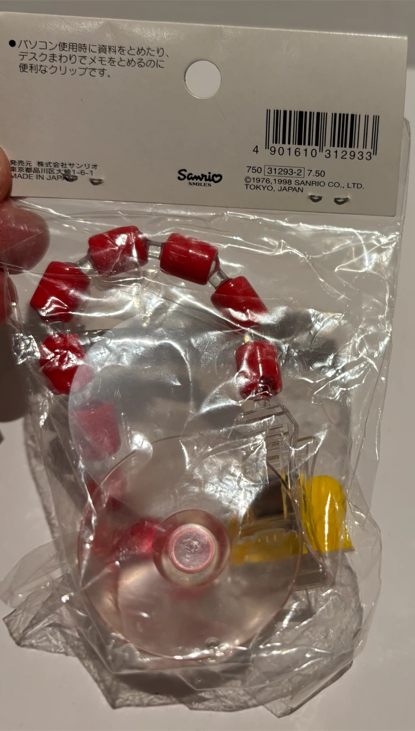 1998 Sanrio PATTY & JIMMY Window Suction Clip Vintage Japan - photo 3