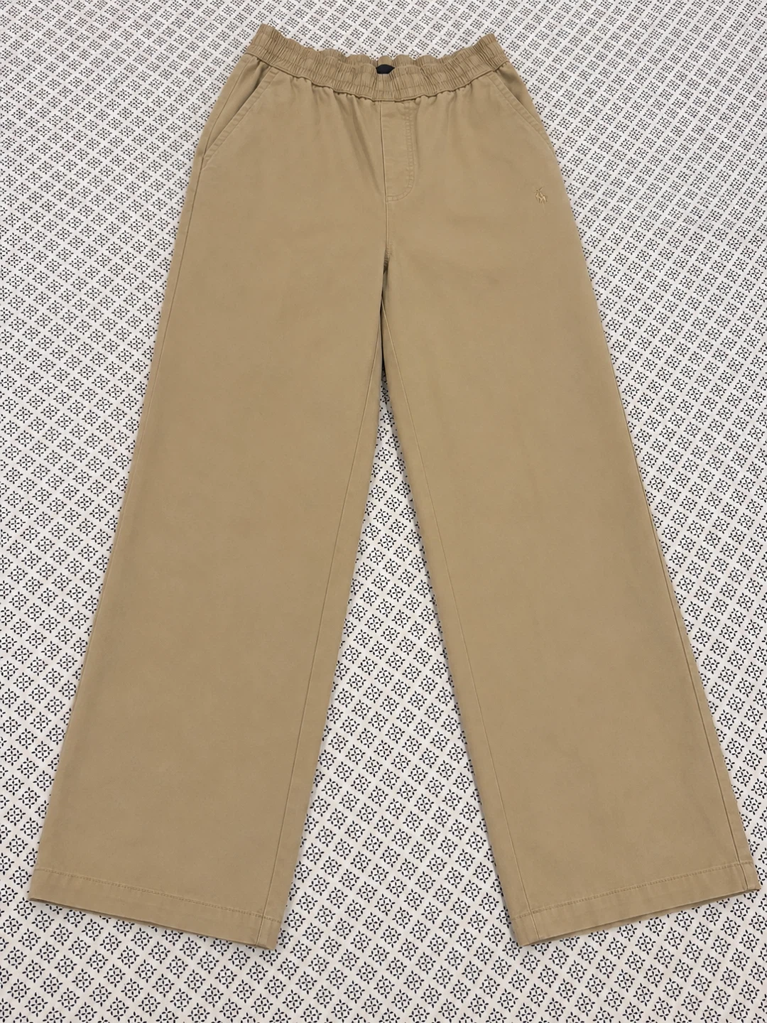Ralph Lauren Khaki Elastic Waist Pants