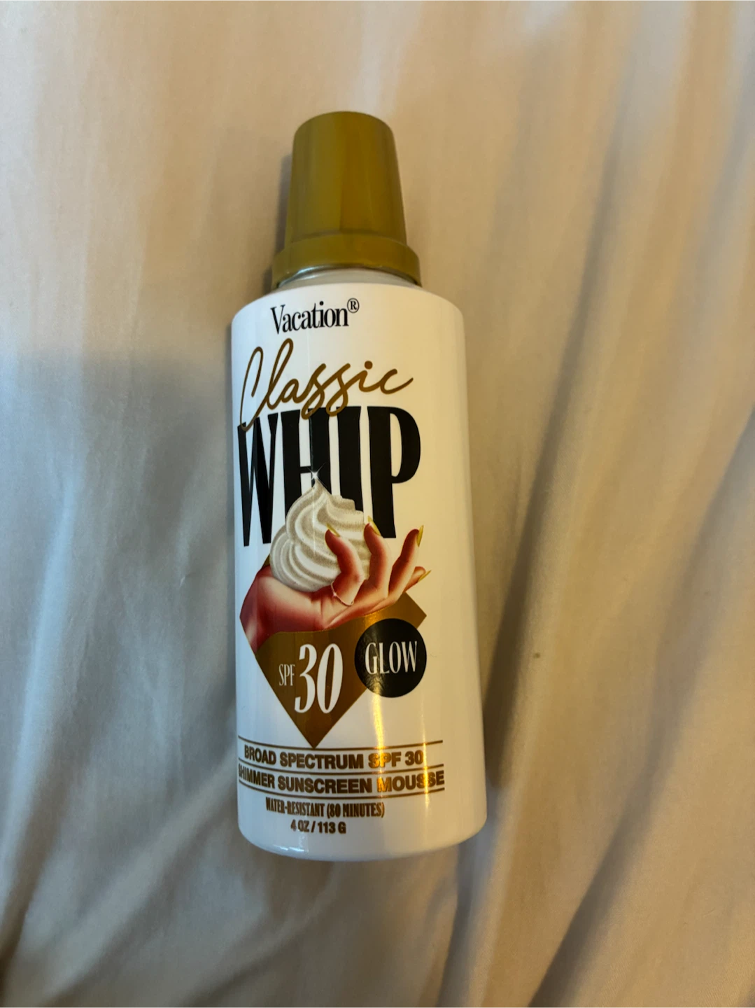 Vacation Classic Whip SPF 30 Shimmer Sunscreen Mousse