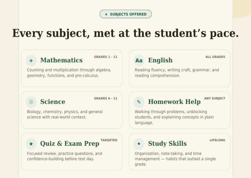 Online Tutoring Services for Grades K-11 - photo 3