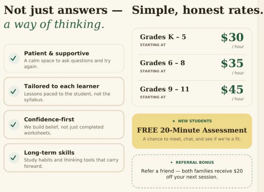 Online Tutoring Services for Grades K-11 - photo 5