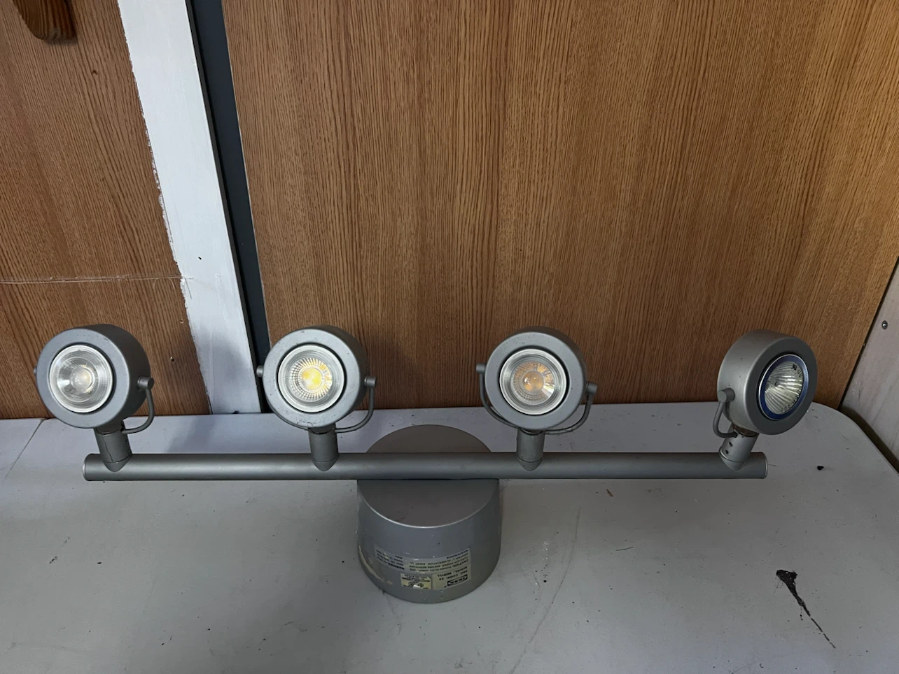 4-Light Track Lighting Fixture