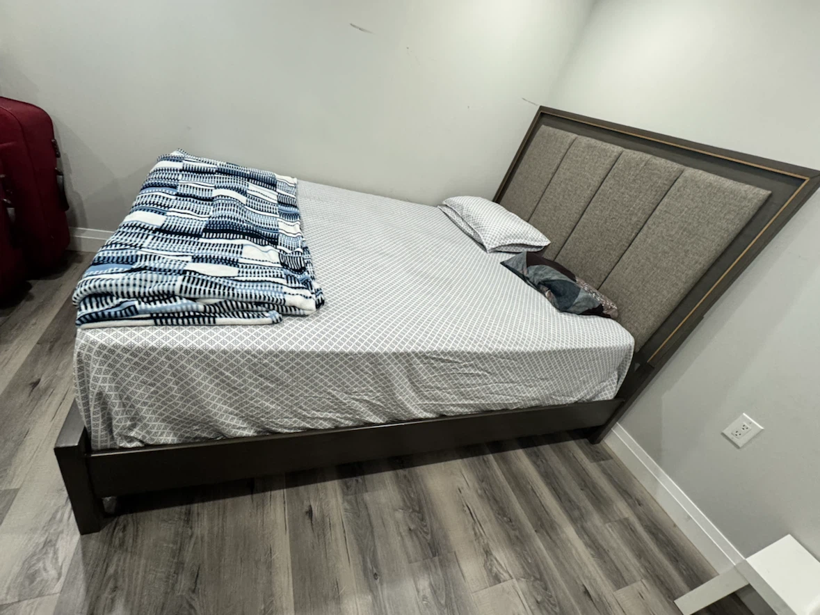 Modern Upholstered Queen Bed Frame