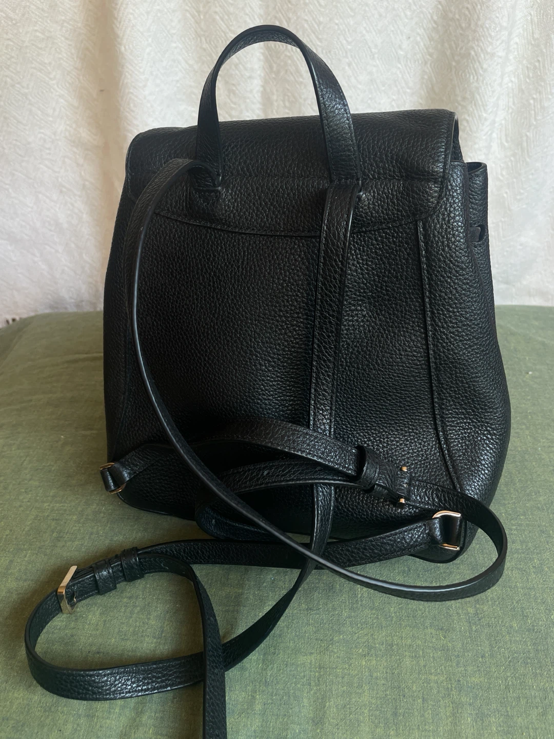 Kate Spade Black Leather Backpack - photo 2
