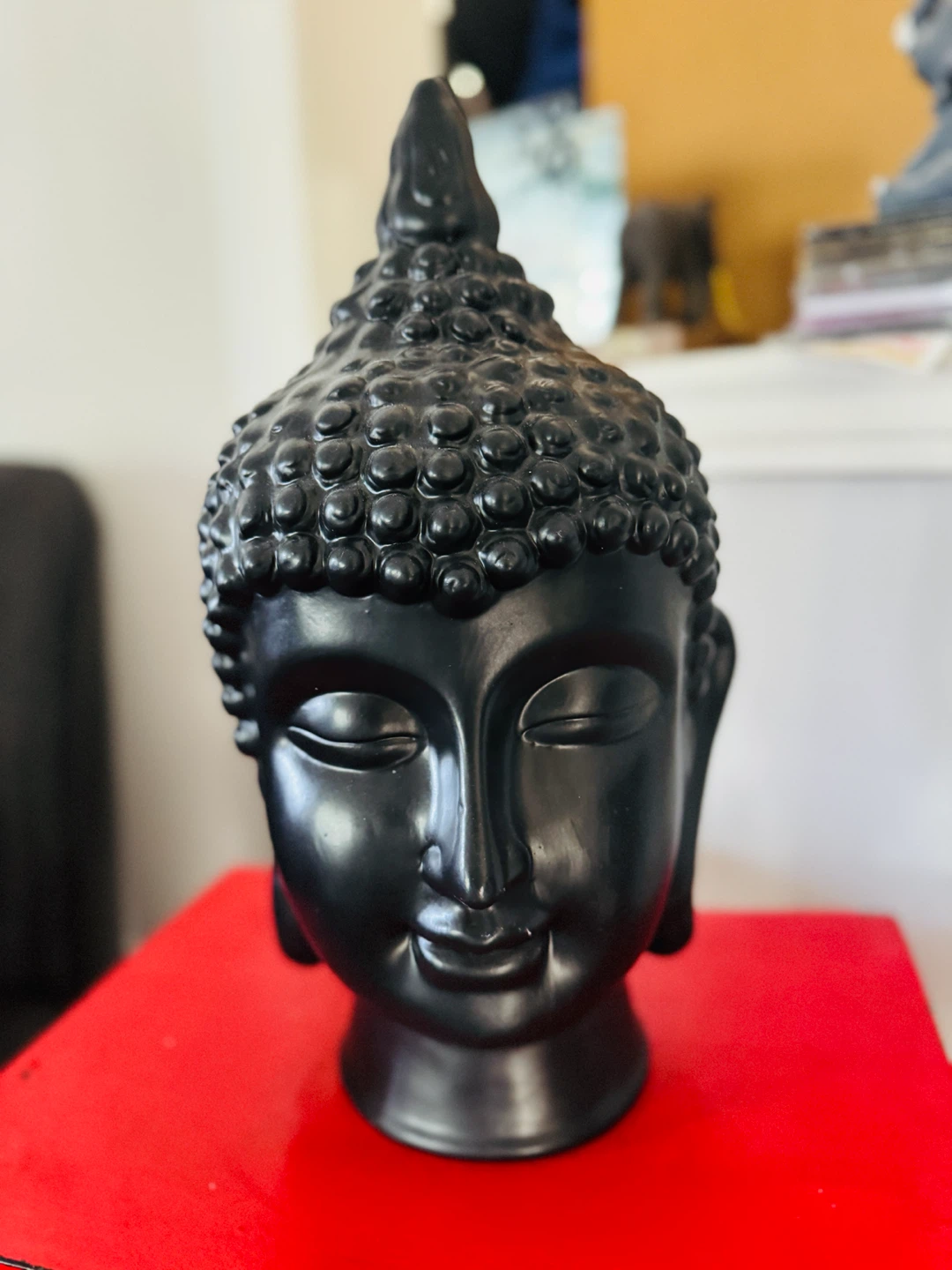 Buddha Head Decor (black)