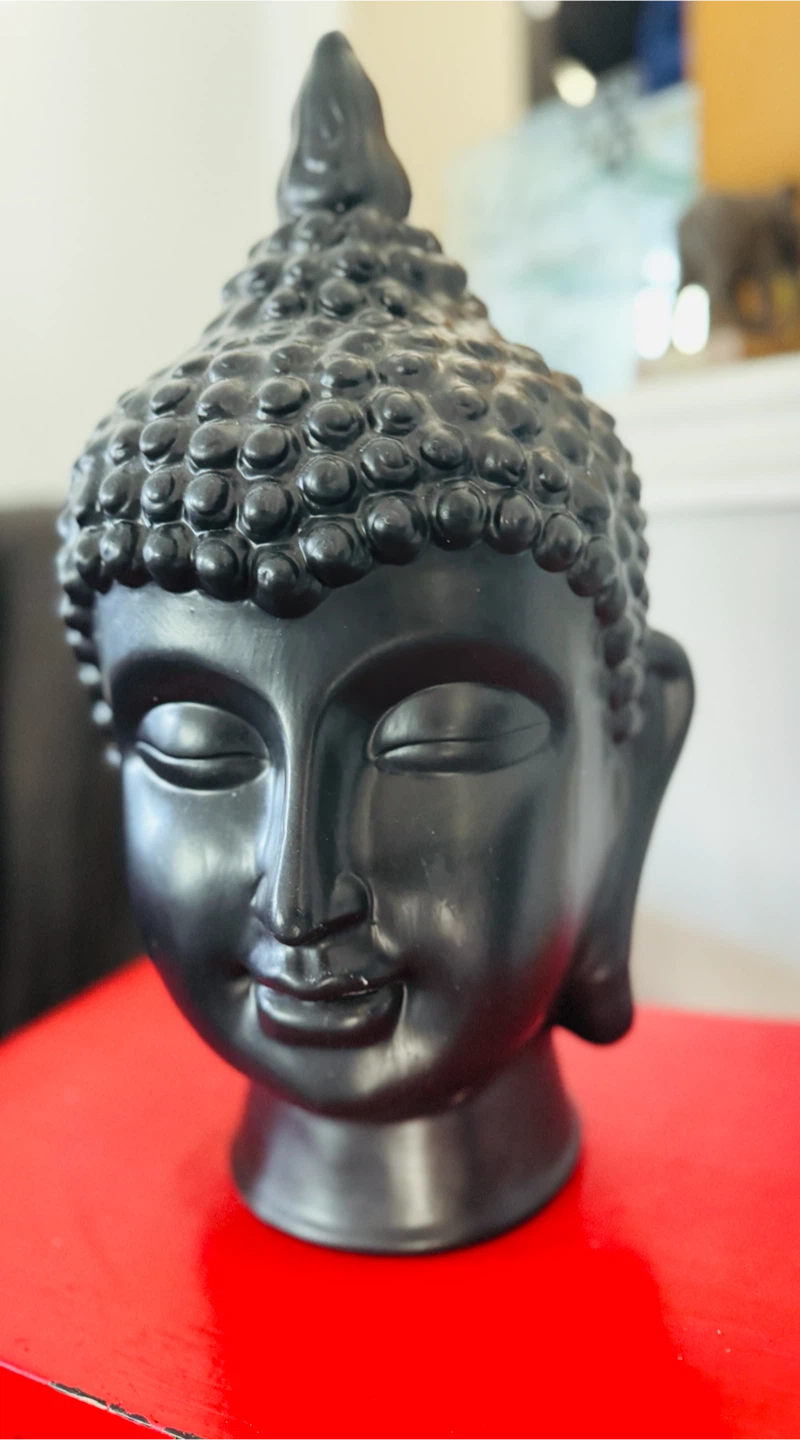 Buddha Head Decor (black) - photo 3