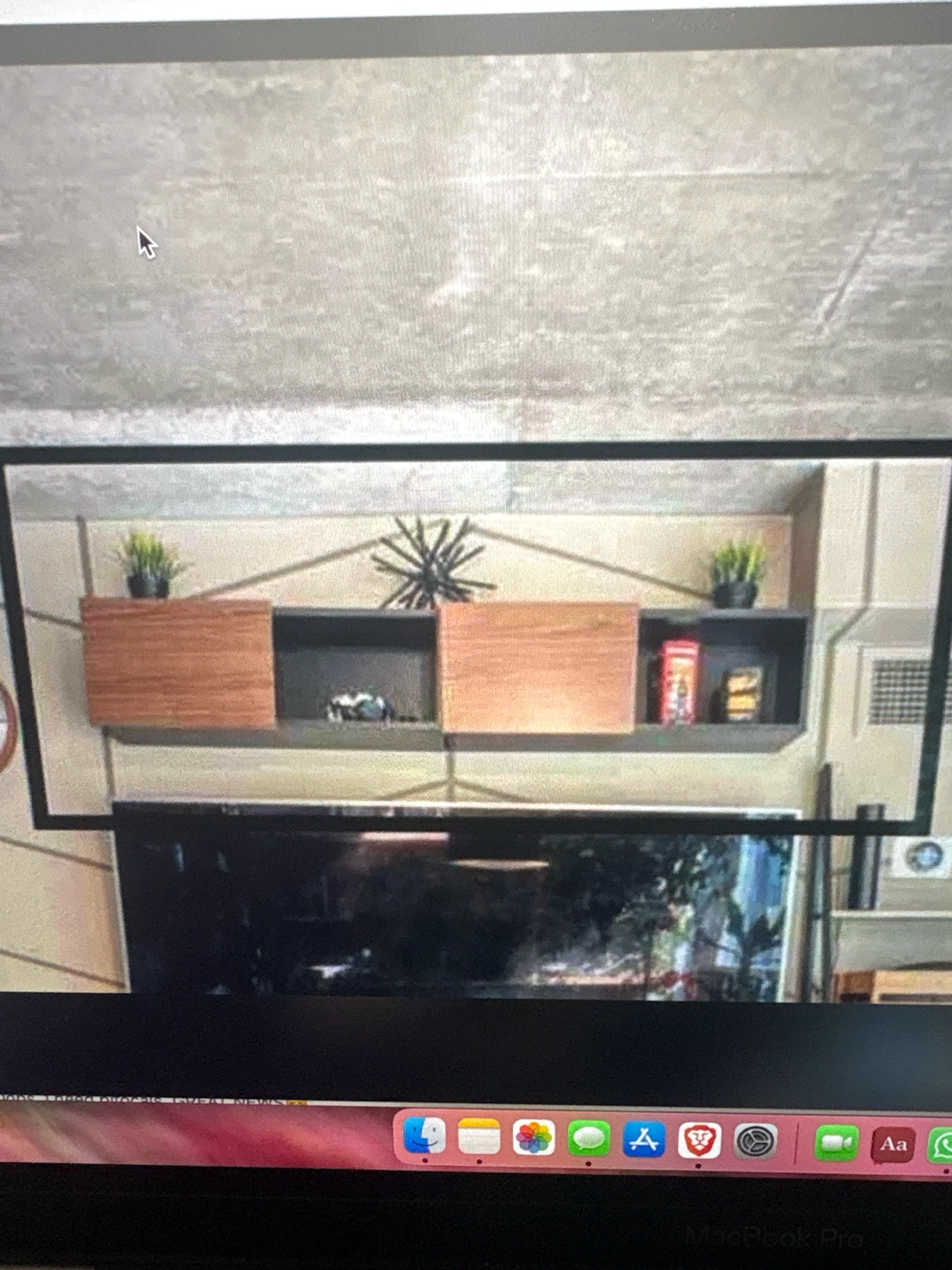 Modern Floating Media Console Shelf