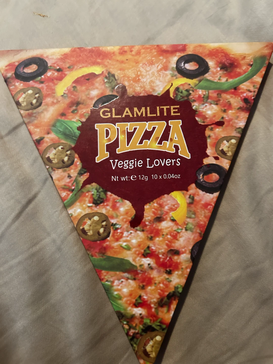 Glamlite Pizza Veggie Lovers Eyeshadow Palette