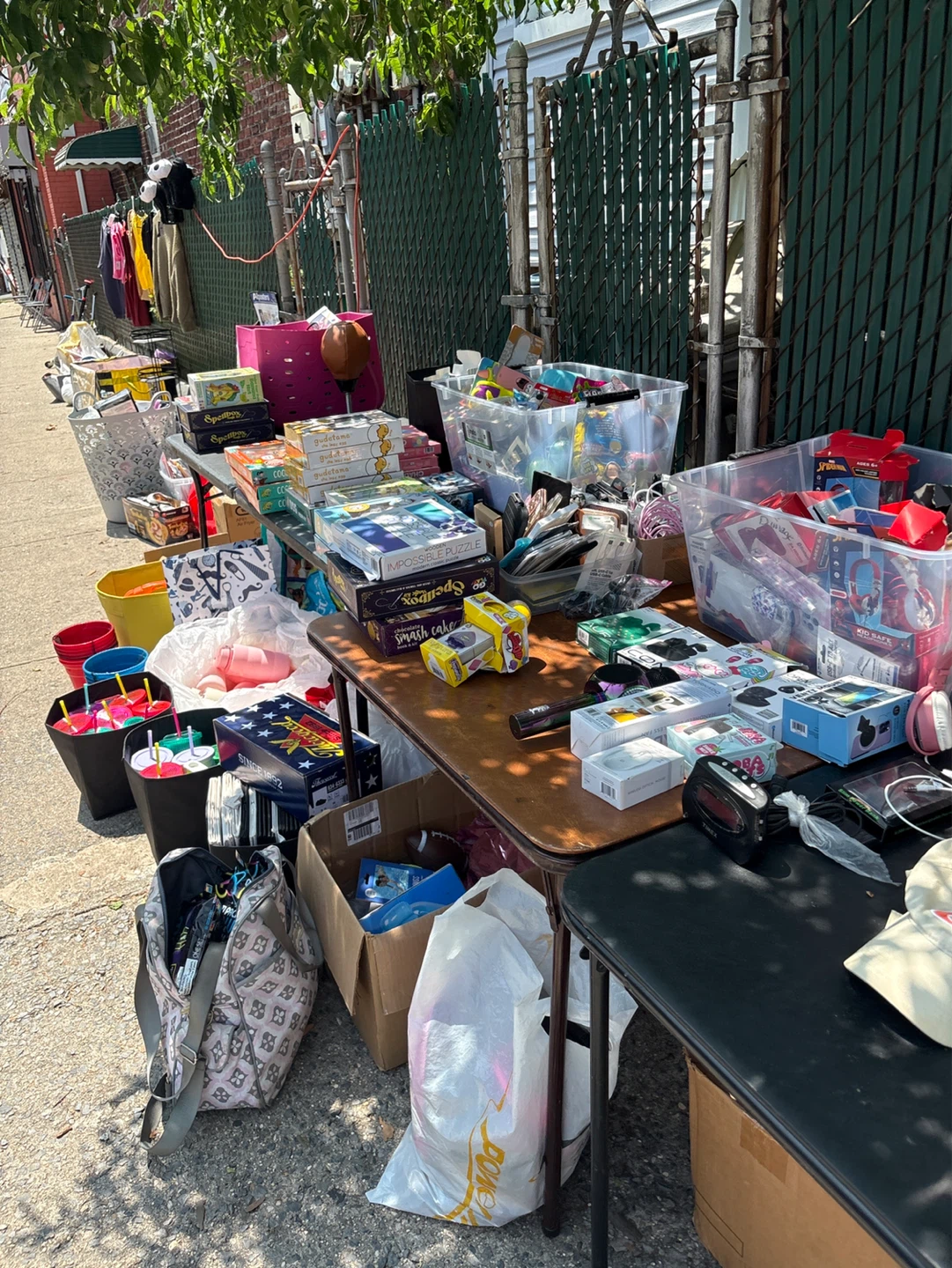 Garage sale today